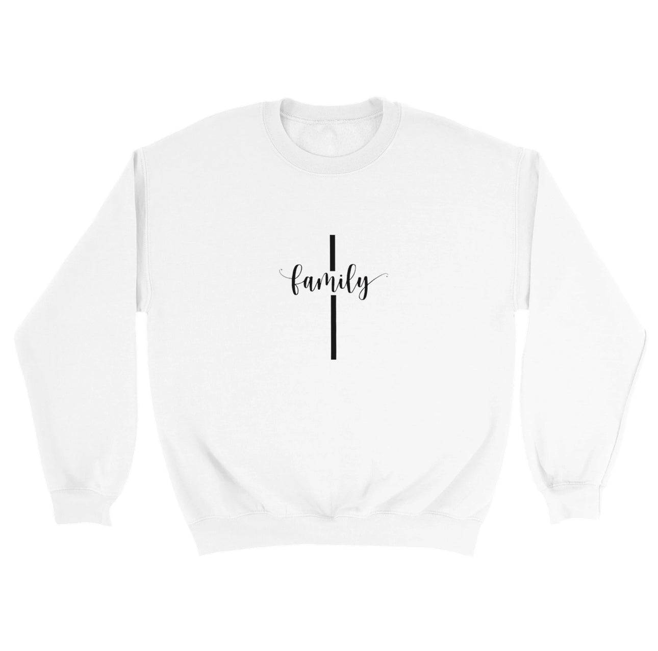 “Family” Cross Crewneck